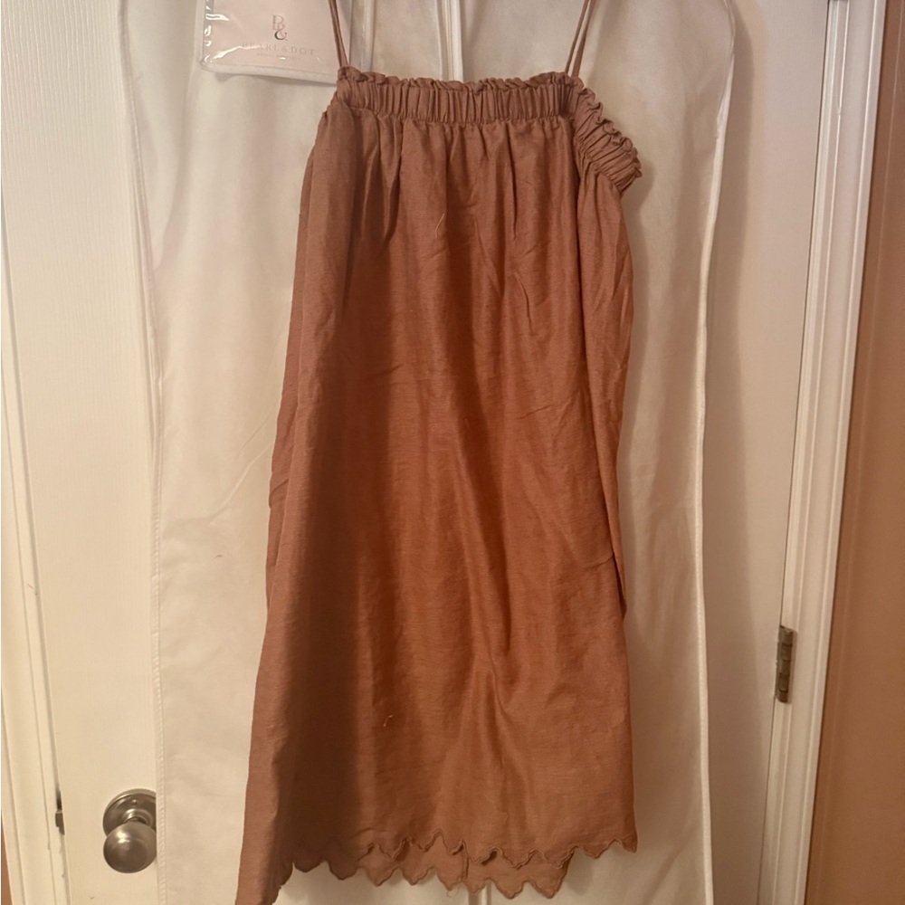 Rylee + Cru Brown Midi Dress